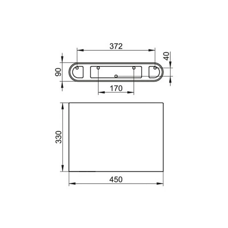 Сиденье для душа 04980000051, не откидное, цвет белый матовый - Gidratop.ru изображение