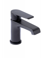 NAUTIC-LS1-NOP Смеситель для раковины однорычажный, с донным клапаном, исполнение черный матовый - Gidratop.ru изображение