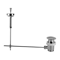 Gessi  донный клапан для раковины с автоматической пробкой, открывающийся сверху, цвет: хром - Gidratop.ru изображение