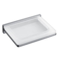 Colombo Look Мыльница подвесная, цвет: хром/матовое стекло - Gidratop.ru изображение