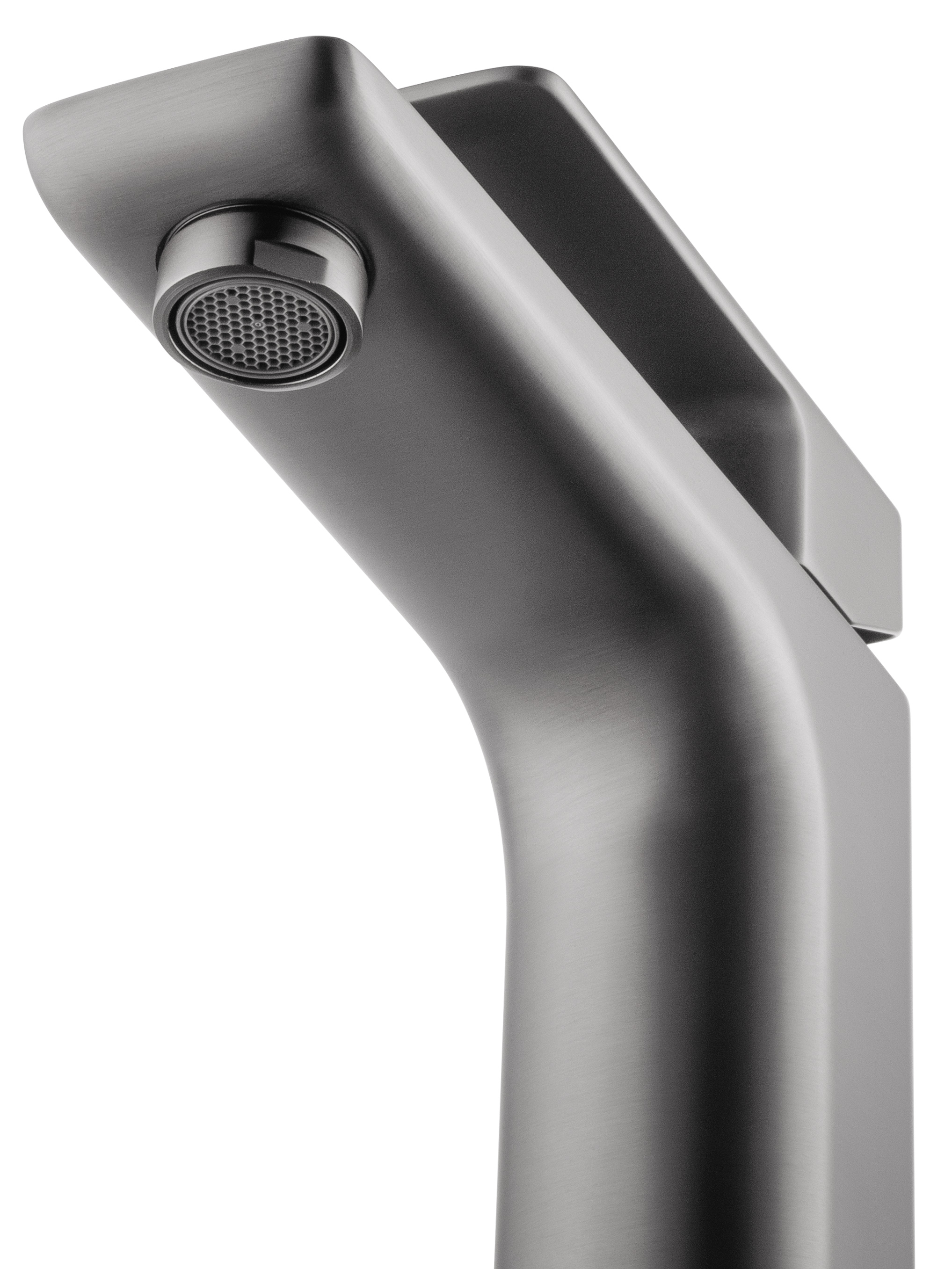 Смеситель для раковины WONZON & WOGHAND EDGE, Темный графит (WW-88139003-BGM) - Gidratop.ru изображение