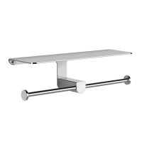 GESSI Rilievo двойной держатель туалетной бумаги, цвет: хром