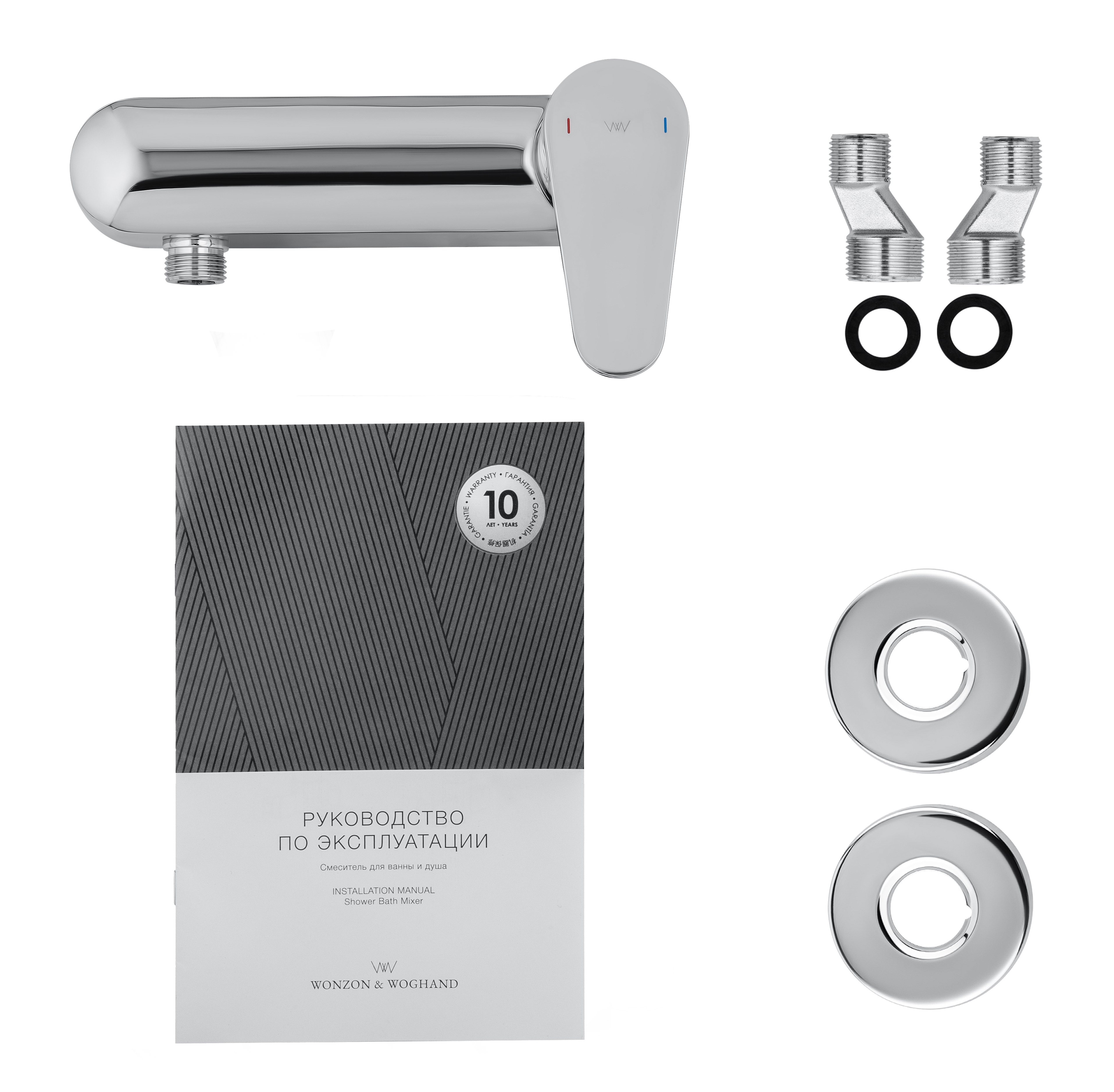 Смеситель для душа WONZON & WOGHAND BALANCE, Хром (WW-054101-CR) - Gidratop.ru изображение