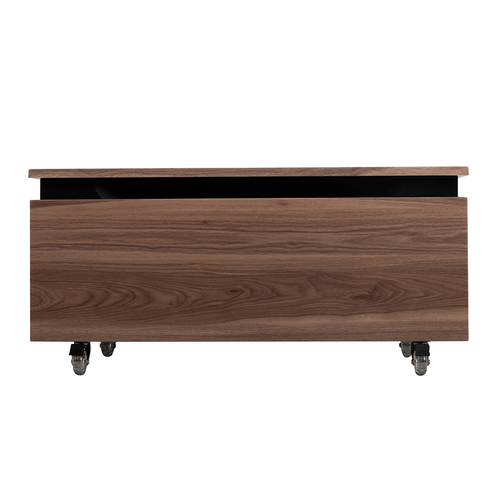 SLIDER Тумба с одним выкатным ящиком, орех дымчатый, 796x476x300, SLIDER-800-1C-PI-NA-P - Gidratop.ru изображение