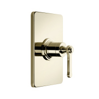 GESSI VENTI20 смеситель встраиваемый, однорычажный, внешняя часть, цвет Brass PVD - Gidratop.ru изображение