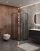 Душевой уголок CEZARES MOLVENO-R-2-100-C-GM-IV - Gidratop.ru изображение