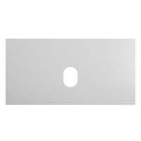 Столешница из керамогранита без отверстия под смеситель 916x468 KEP-90-BO-W0 Bianco Opaco - Gidratop.ru изображение