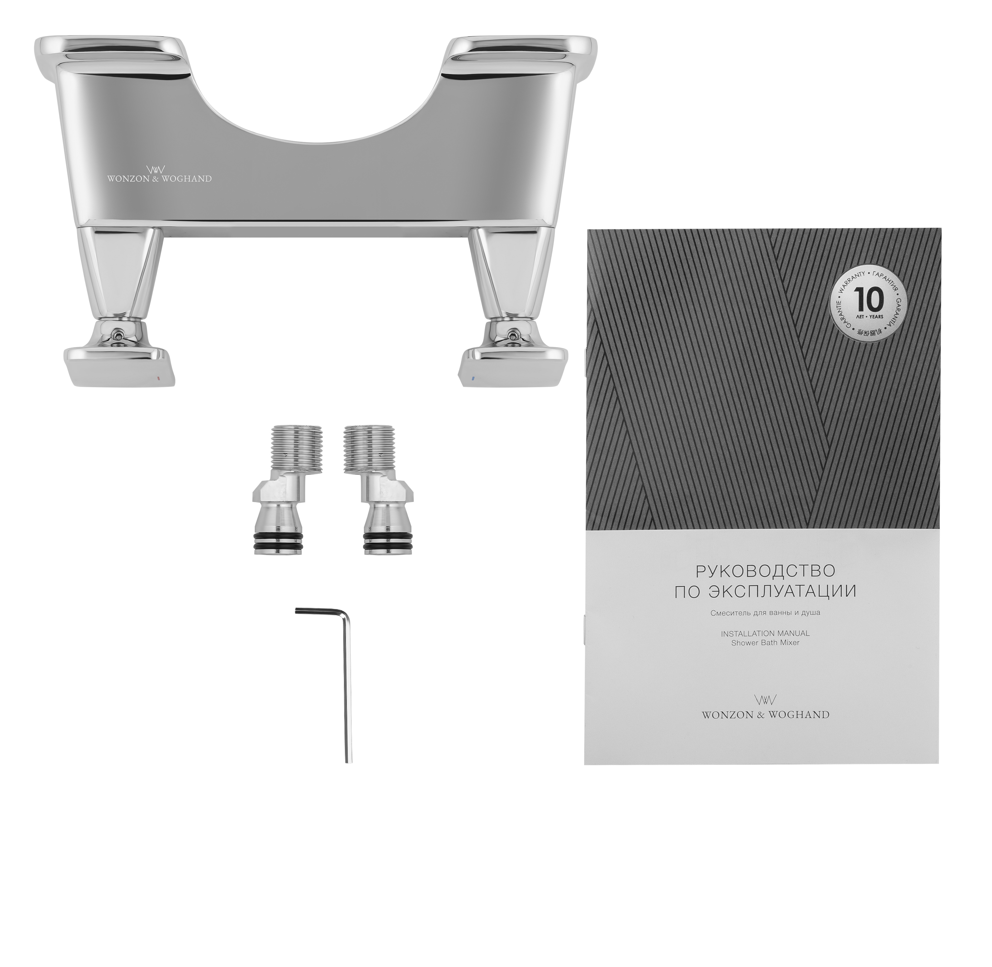 Смеситель для душа WONZON & WOGHAND SHAKESPEARE, Хром (WW-654101-CR) - Gidratop.ru изображение