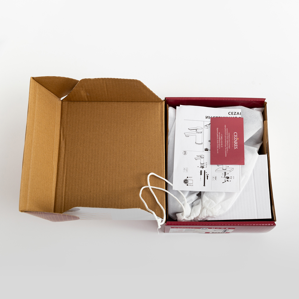 COMFORT-LS-01-W0 Смеситель для раковины однорычажный, без донного клапана, хром - Gidratop.ru изображение