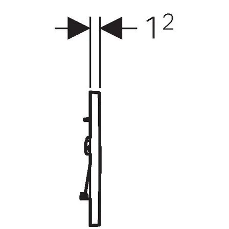 Кнопка смыва Geberit Sigma Type 30 115.883.KH.1 хром глянцевый вся / хром матовый вставка - Gidratop.ru изображение