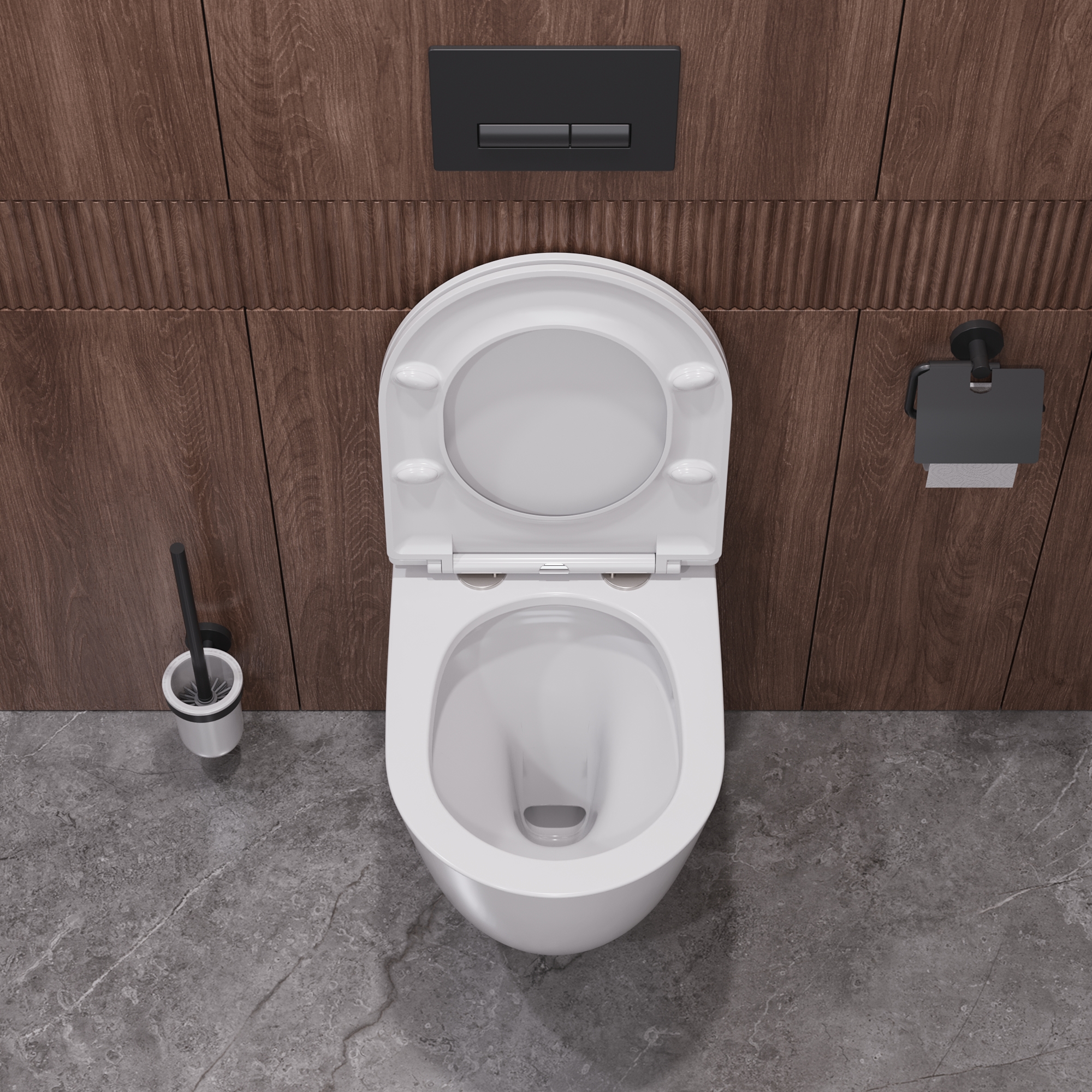 Унитаз подвесной безободковый с сиденьем CEZARES RELAX CZR-38088-49-TH-TOR/SC - Gidratop.ru изображение