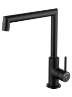 Смеситель для кухни WONZON & WOGHAND, Черный матовый (WW-L1005-MB) - Gidratop.ru изображение