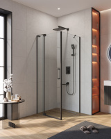 Душевой уголок CEZARES SLIDER-AH-1-80-70/80-C-NERO - Gidratop.ru изображение