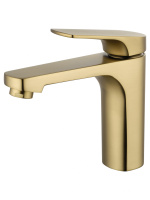 Смеситель для раковины WONZON & WOGHAND, Брашированное золото (WW-A40492-BG) - Gidratop.ru изображение