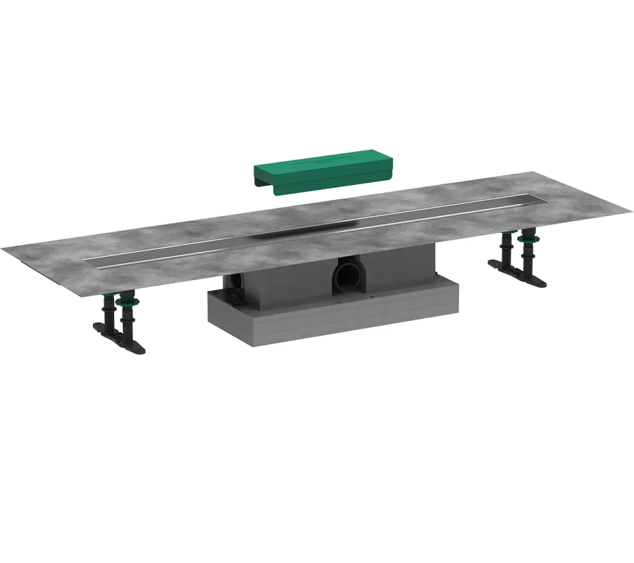 Дренажный канал Hansgrohe uBox universal, 90 см, стандартный (не вровень с полом), 56025180 - Gidratop.ru изображение
