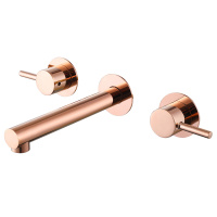 Смеситель ABBER Emotion AF88121RG скрытого монтажа для раковины, розовое золото - Gidratop.ru изображение