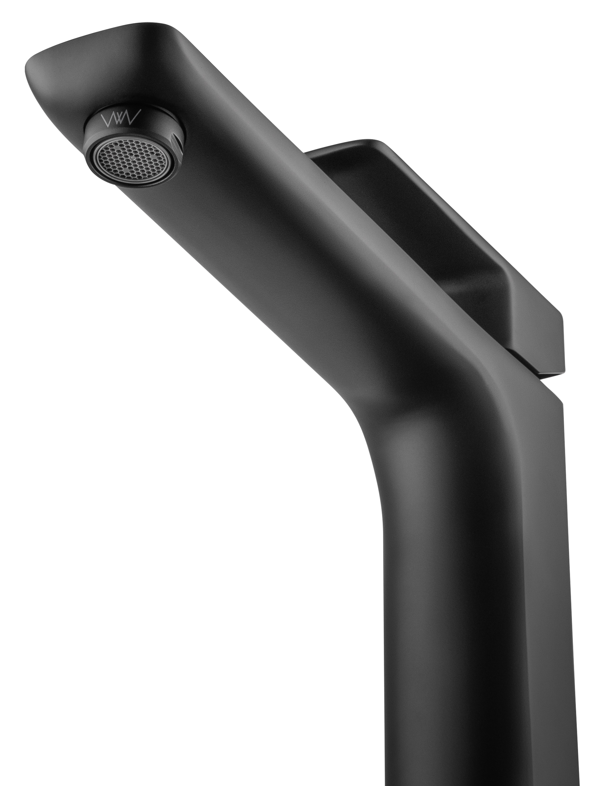 Смеситель для раковины высокий WONZON & WOGHAND EDGE, Черный матовый (WW-88239003-MB) - Gidratop.ru изображение