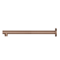 Newform X-STEEL 316 Кронштейн для верхнего душа, настенный., L=350 мм, G1/2" , цвет: PVD Brushed copper bronze - Gidratop.ru изображение