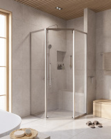 Душевой уголок CEZARES RELAX-304-P-1-100-C-CR - Gidratop.ru изображение