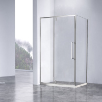 Душевой уголок Slim-N VSR-4SNP1012CL, 1200*1000, хром, стекло прозрачное