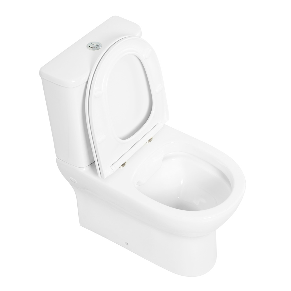 Унитаз-компакт безободковый BelBagno ENERGIA BB8134CPR/SC - Gidratop.ru изображение