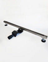 Душевой трап 90 см WONZON & WOGHAND, Темный графит (WW-65409T-GM) - Gidratop.ru изображение