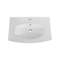 раковина из искусственного мрамора 50193 Bianco, 75x52x1,5 - Gidratop.ru изображение