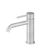 Newform X-STEEL 316 Смеситель для раковины на 1 отверстие без донного клапана, излив 145мм, цвет: INOX - Gidratop.ru изображение