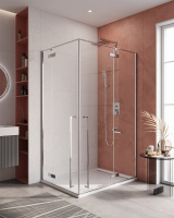 Душевой уголок Cezares LINER-AH-2-120/90-C-Cr-R - Gidratop.ru изображение