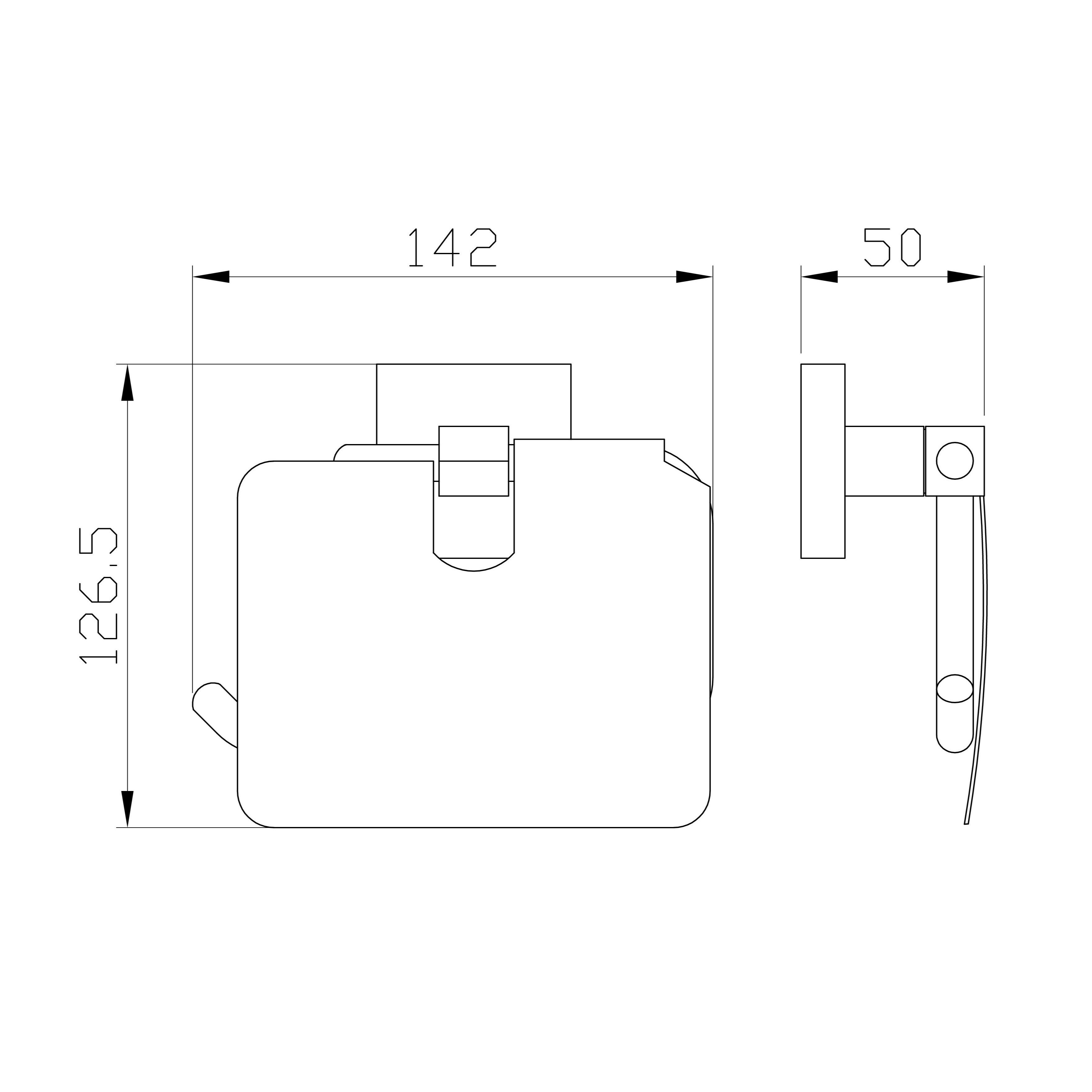 Держатель для туалетной бумаги с крышкой WONZON & WOGHAND POLO, Хром (WW-8926) - Gidratop.ru изображение