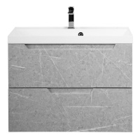 VITTORIA База под раковину подвесная с двумя выкатными ящиками, Toros Bianco, 800x450x570, VITTORIA-800-2C-SO-TB-P