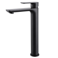 Смеситель ABBER Weiss Insel AF8011B для раковины, черный матовый - Gidratop.ru изображение