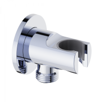 Шланговое подключение с держателем WONZON & WOGHAND, Хром (WW-HZ2319-CR) - Gidratop.ru изображение