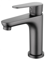 Смеситель для раковины WONZON & WOGHAND ALFA, Темный графит (WW-A40202-BGG)