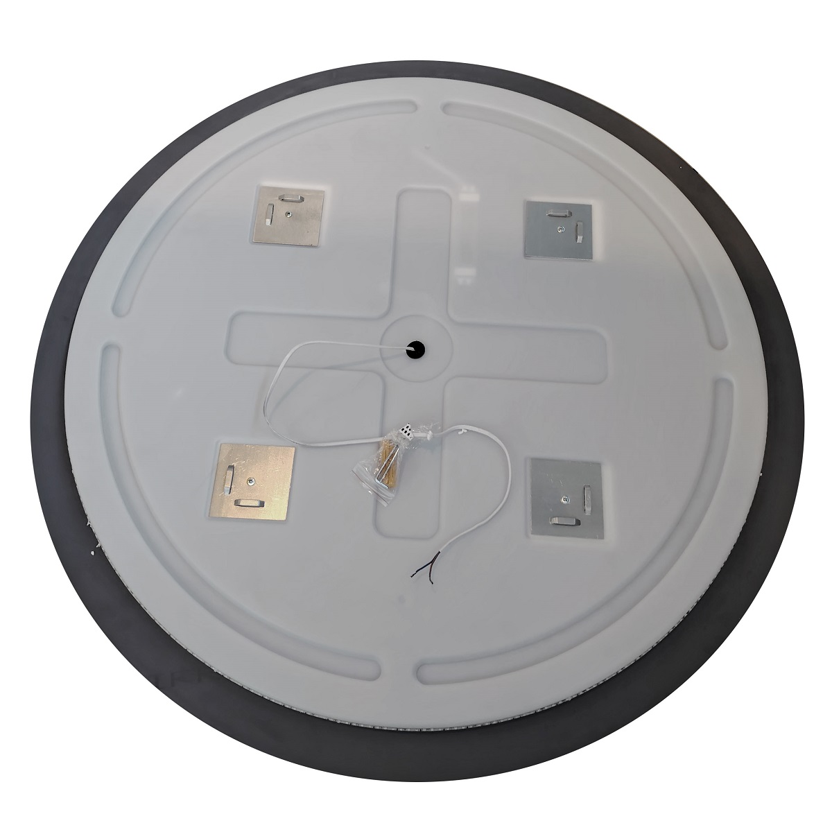 Зеркало с интерьерной подсветкой SPC-INT-900-LED, без выключателя, 12V, 220-240V, 900x30 - Gidratop.ru изображение