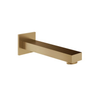 GESSI  INVERSO RIGATO настенный излив для ванны, цвет: Warm Bronze Br PVD - Gidratop.ru изображение