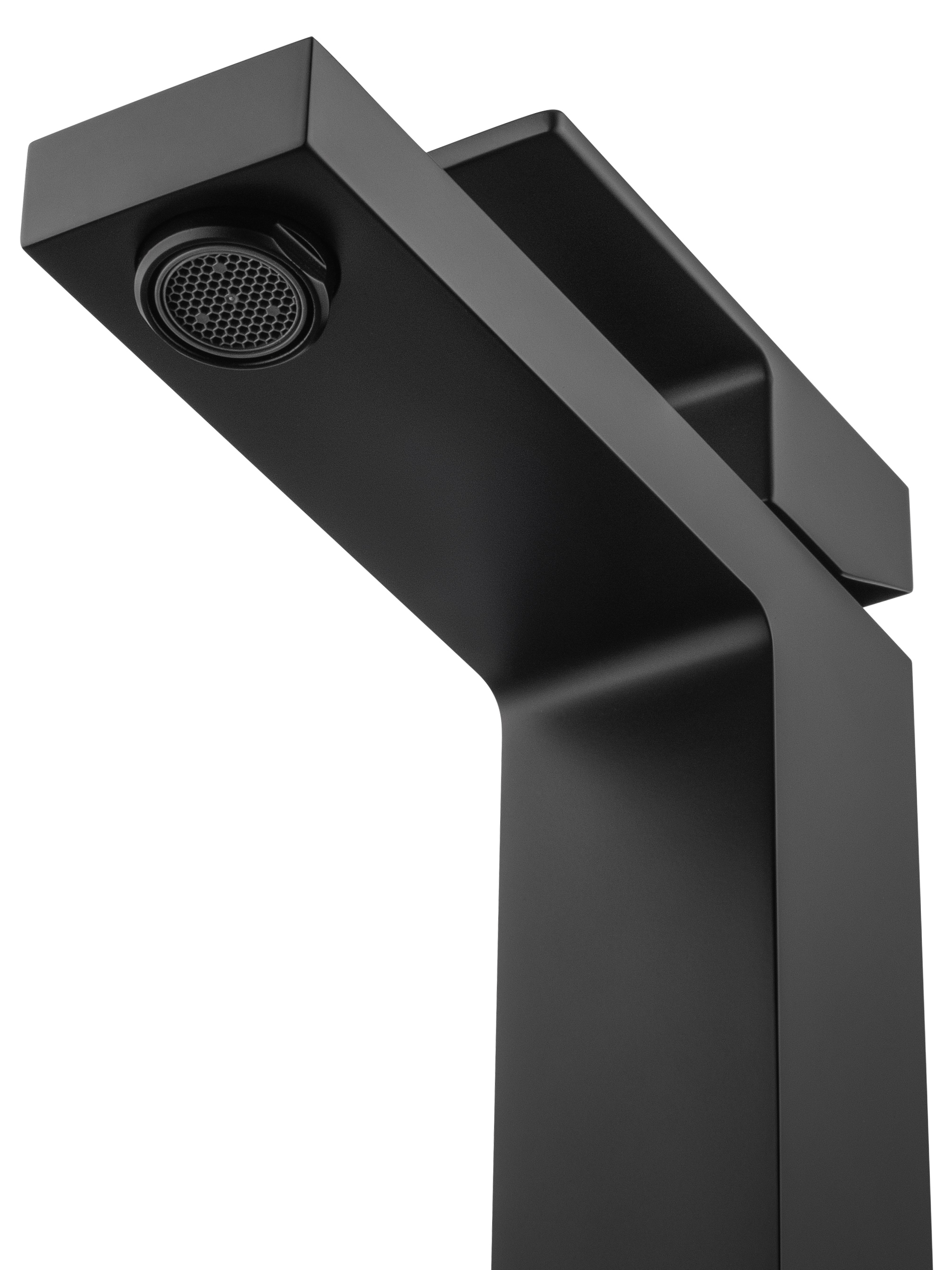 Смеситель для раковины WONZON & WOGHAND CUBE, Черный матовый (WW-88139016-MB) - Gidratop.ru изображение