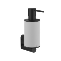 GESSI 316 дозатор для жидкого мыла настенный, цвет: белый/Black XL - Gidratop.ru изображение