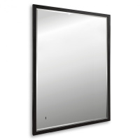 Зеркало ABBER See AG6110SC-0.65 с подсветкой, бесконтактный выключатель, диммер, черный - Gidratop.ru изображение
