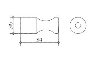 Крючок Keuco Elegance New 11614 010000 - Gidratop.ru изображение