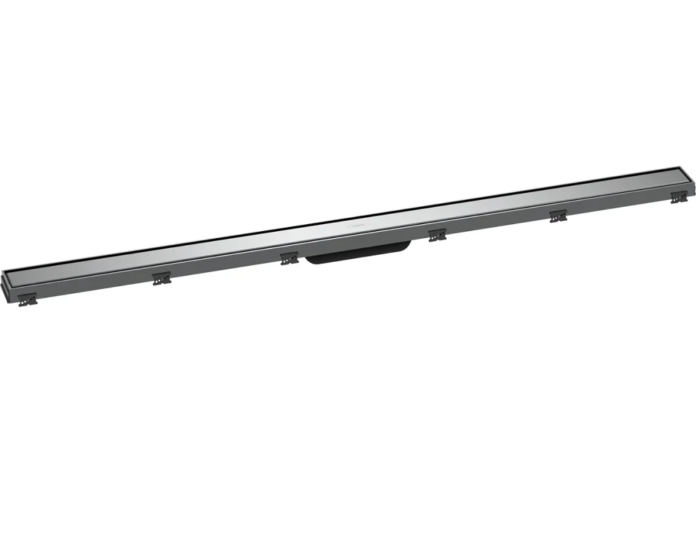 Решетка для дренажного канала Hansgrohe RainDrain Match, 120 см, хром, 56042000 - Gidratop.ru изображение