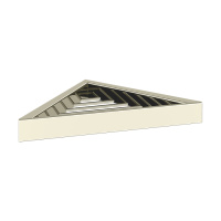 GESSI  INVERSO ACCESSORIES Настенная полка для ванны или душа, цвет: Warm Bronze Br PVD - Gidratop.ru изображение