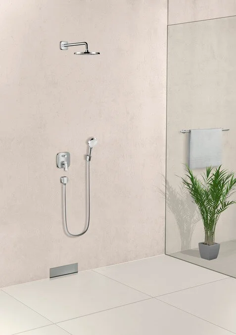 Верхний душ Hansgrohe Crometta S 240 26725000, 24х24 см, 1 тип струи, без держателя - Gidratop.ru изображение
