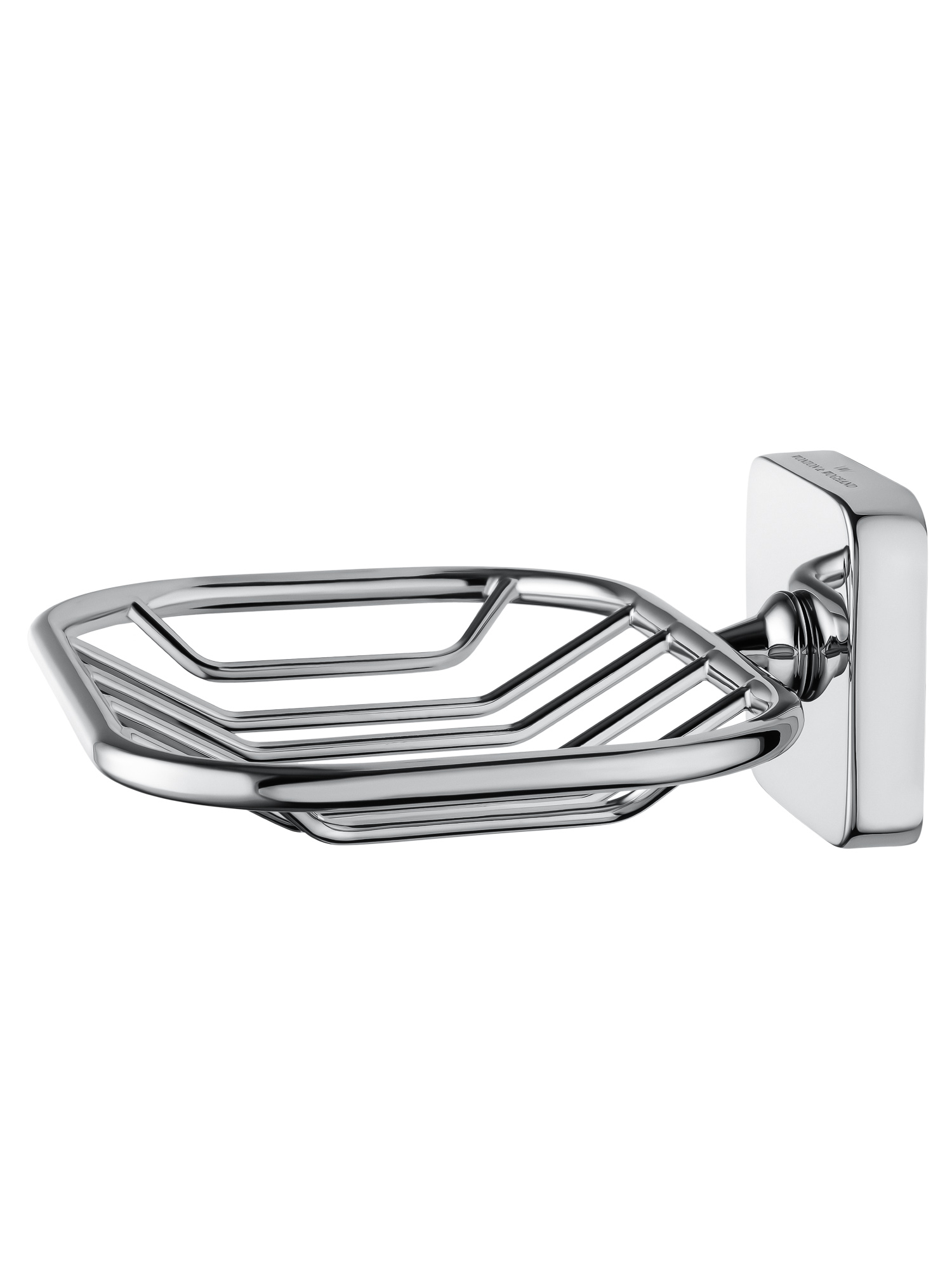 Мыльница с держателем WONZON & WOGHAND STILL, Хром (WW-6624) - Gidratop.ru изображение