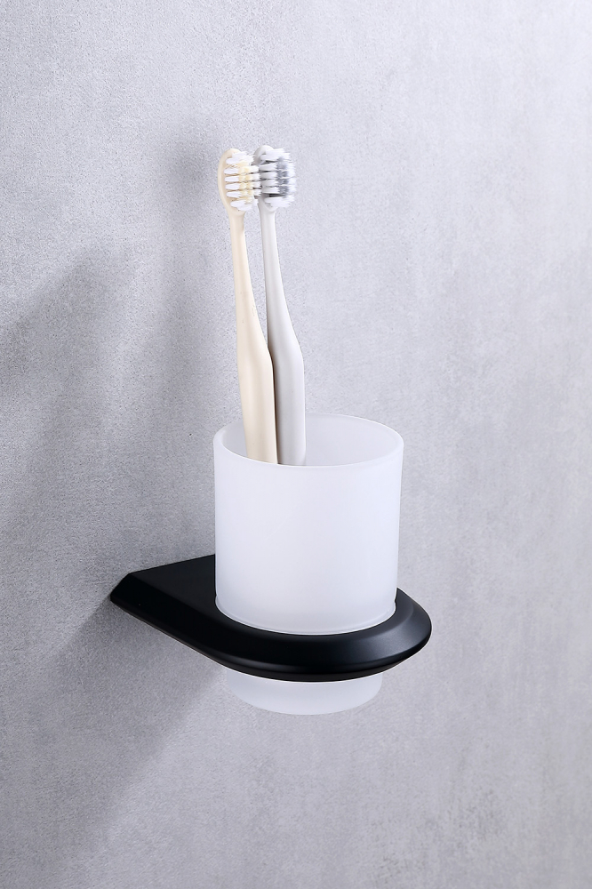 Стакан для зубных щеток ABBER Nord AA1556B черный матовый - Gidratop.ru изображение