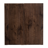 FLY-MARINO Шкаф подвесной с двумя распашными дверцами с доводчиками, двойной, Rovere Moro, 700x300x750, FLY-MARINO-700-2A-SC-RW-P - Gidratop.ru изображение