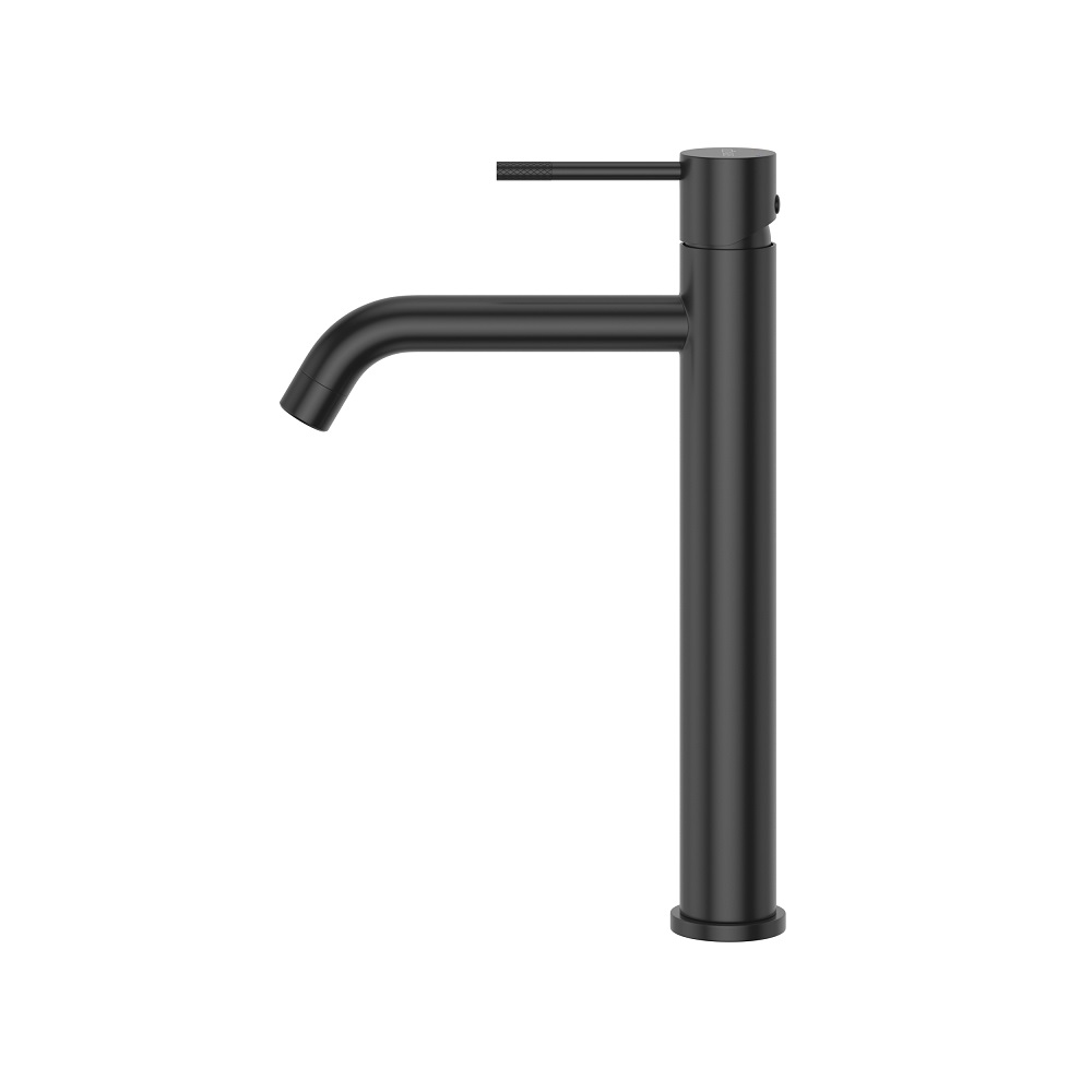 RELAX-LC1-NOP-W0 Смеситель для накладной раковины однорычажный без донного клапана, черный матовый - Gidratop.ru изображение