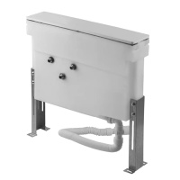 Gessi Ingranaggio монтажный бокс с каркасом для смесителя на борт ванны/полочку, цвет: хром - Gidratop.ru изображение