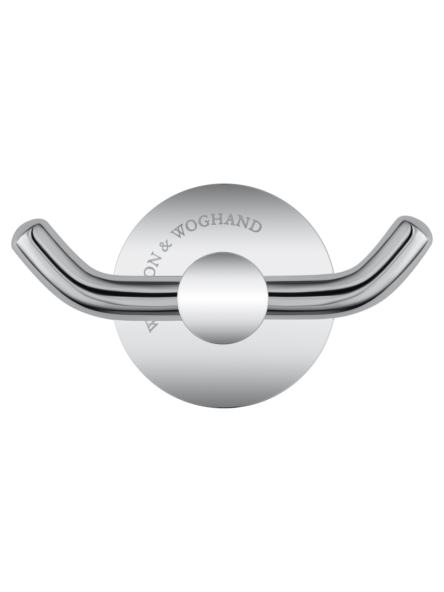 Двойной крючок для ванной WONZON & WOGHAND EASY, Хром (WW-8125) - Gidratop.ru изображение