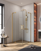 Душевой уголок CEZARES SLIDER-A-2-90/100-C-BORO - Gidratop.ru изображение